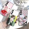 Q-Tamon's B-Side Phone Case For Samsung Galaxy A73,21,22,32,71,53,52,51,80,5G Soft Black Cover