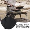 Baking Pan Storage Bag with Handle Wear-Resistant Grilling Pan Pouch 47x38cm Camping Frying Pan Bag Outdoor BBQ Tool for Kitchen