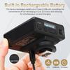 G12 Mini Camera Flash Speedlite, GN12 5600K,USB-C Charging Built-in 1200mAh Battery Compatible for
