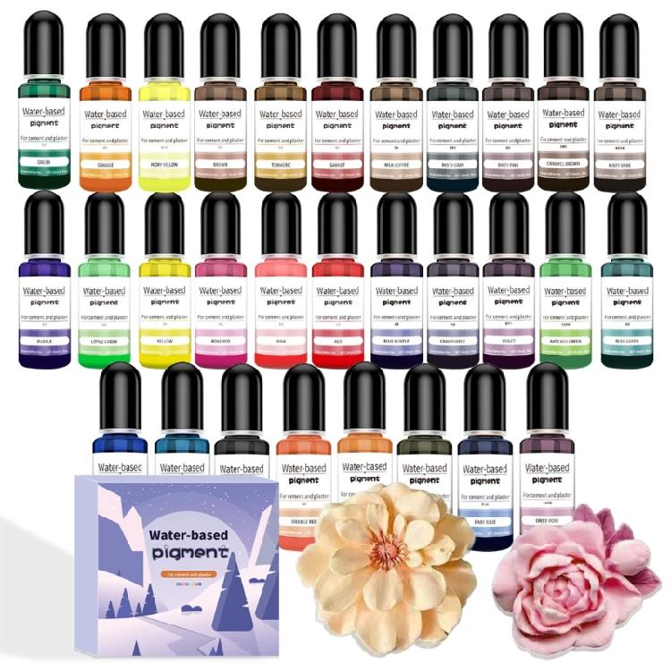 Highly Concentrate Candle Color Dye 30 Color Liquid Oil-Based Candle Dye for Candle Making, 10ml/Bottle