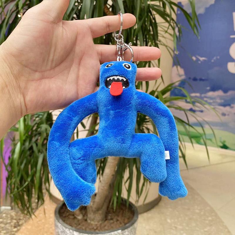 Cut Roblox Rainbow Friends Plush Keychain Soft Stuffed Colorful Game Character Pendant Bag Backpack Accessory For Game Fans Gift