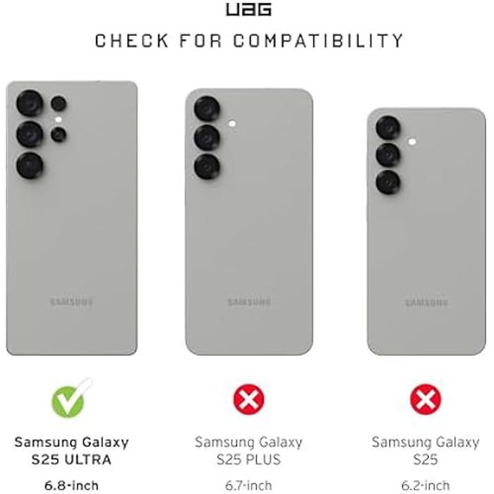 Housse - urban armor gear - samsung galaxy s25 ultra - protection chocs - compatible magsafe - design amélioré