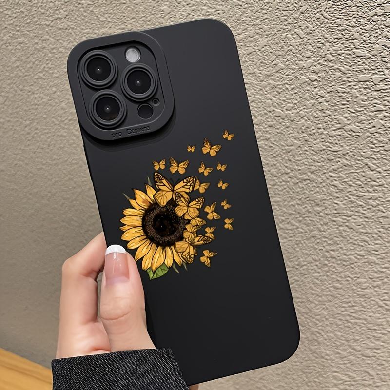 

Healing Sunflower Art Print Unique Phone Case for iPhone 17 16 15 14 13 12 11 Series Pro Max Plus Double Layer Protection iphone 17 ProMax