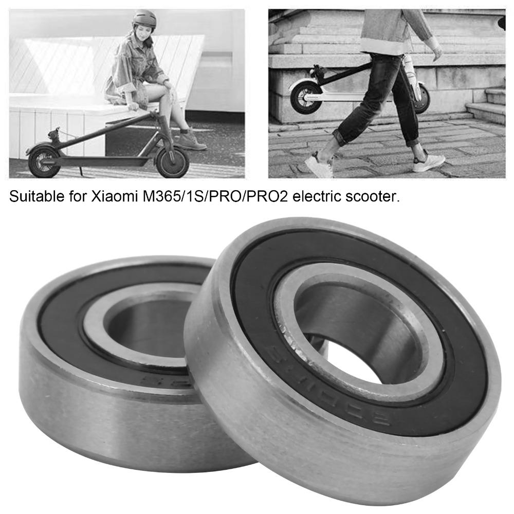 2PCS 6001RS Electric Scooter Bearings Ball Bearings for Xiaomi M365/PRO/PRO2 Electric Scooter