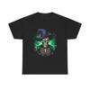 Gruselige Skelett-Hexe T-Shirt, Halloween T-Shirt, Unisex Grafik-T-Shirt, Gruselige Kleidung
