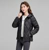 New Winter Large Size Light Women's Down Jacket Hooded White Duck Down Warm Large Size Jacket Short Trendy