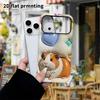 Phone Case: 2D Flat Design Suitable for iPhone 18 17 16 15 14 13 Pro Film Protective Case, Couple Style, Guinea Pig, Christmas and Halloween Gift