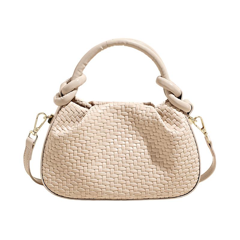 Handmade Woven Bag, Bucket Bag, Crossbody Bag for The Armpit, Commuter Shoulder Bag, Large Capacity Crossbody Bag