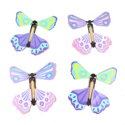 Colorful Fairy Plastic Flying Butterfly Flying In the Book Magic Tricks Card Magic Toy