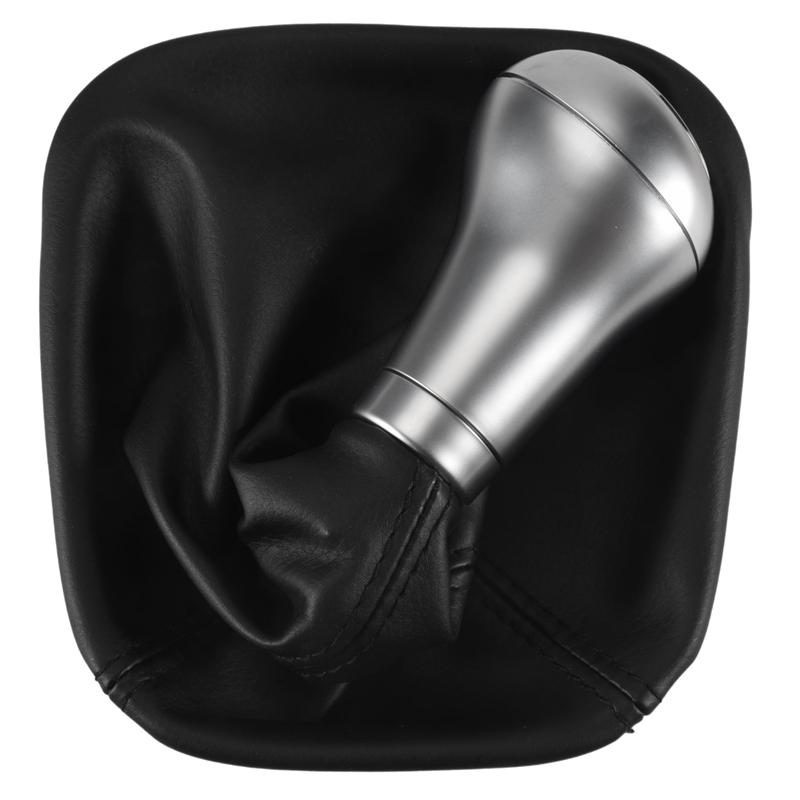6 Speed Car Gear Shift Knob Shifter Lever Gaiter Boot Cover For Mercedes Benz C/E/GLK W203 W204 C300 W207 W212