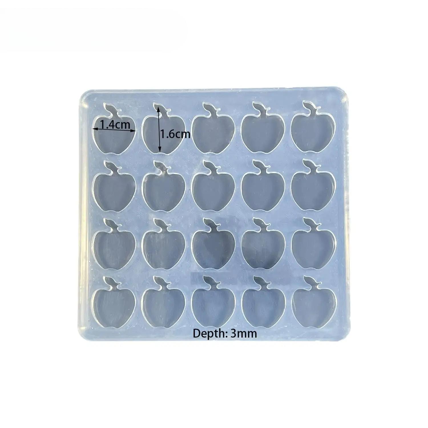 

Разные мини-пусеты Яблоко Груша Цветок Звезда Сердце Облако Подкова Серьги Силиконовая форма для рукоделия Смола Эпоксидная смола