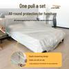 Large Dustproof Sofa and Bed Disposable Drawstring Cover with Elastic Edges