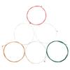 6Pcs Electric Guitar Strings Plated Steel Consistent Touch Full Bright Toning Colorful Strings