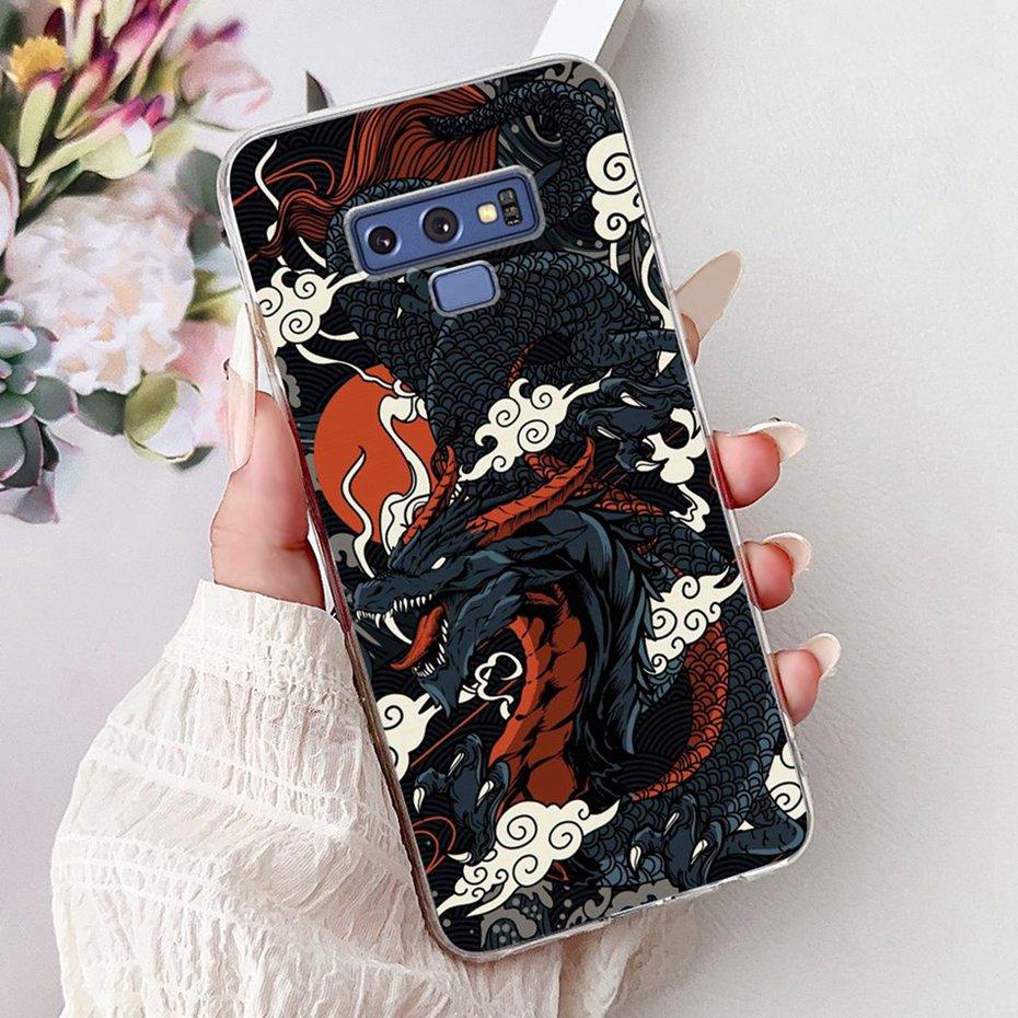 Fashion Painting Case For Samsung Galaxy Note9 Soft Silicone Phone Cases For Samsung Note 9 SM-N960F Covers Bumpers