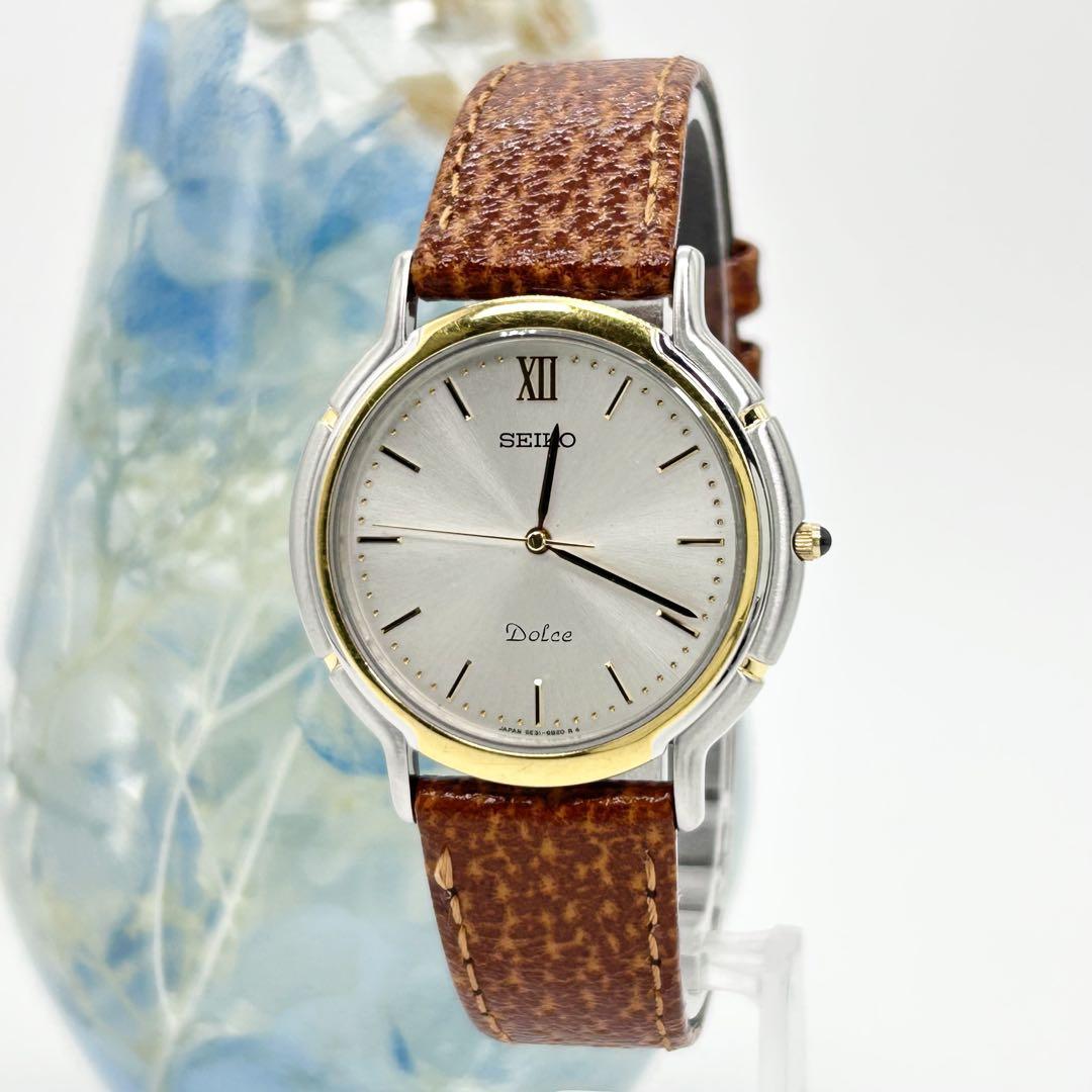 

[Б/У] Кварцевые наручные часы SEIKO DOLCE 5E31-6B30
