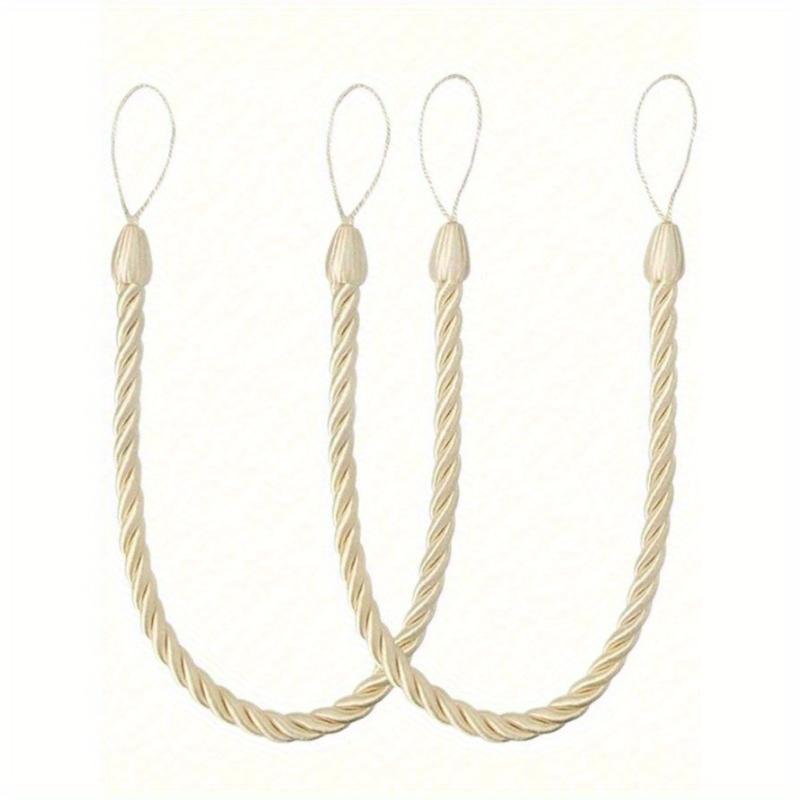 Polyester Woven Rope Window Curtain Tie Backs, Multi-Color & Size Options, Suitable For Curtain Fixing And Decoration Gifts Birthday Graduation