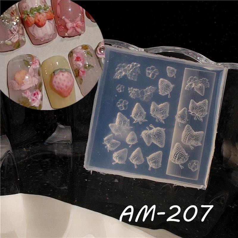 

Нейл-арт Мягкий силиконовый молд для рельефного дизайна цветов 3D Резьба Изогнутый шаблон Инструменты Художественные материалы Шармы для нейл-арта Аксессуары Для салона