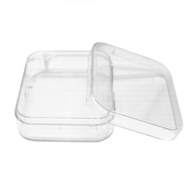 Transparent Square Round Puff Box BB Cream Powder Storage Case Makeup Holder