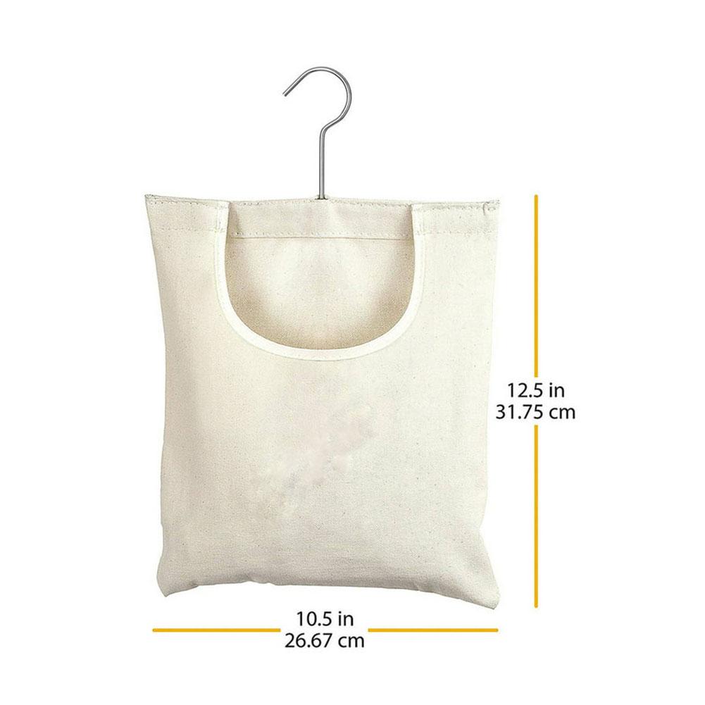 Clothes Drying Storage Bag Canvas Clothes Pin Storage Bag Clothespin Holder Bag Washable Hanging Laundry Clothes Pin Organizer