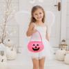 Halloween Pumpkin Candy Bag for Kids Reusable Non-Woven Trick or Treat Bucket Pumpkin