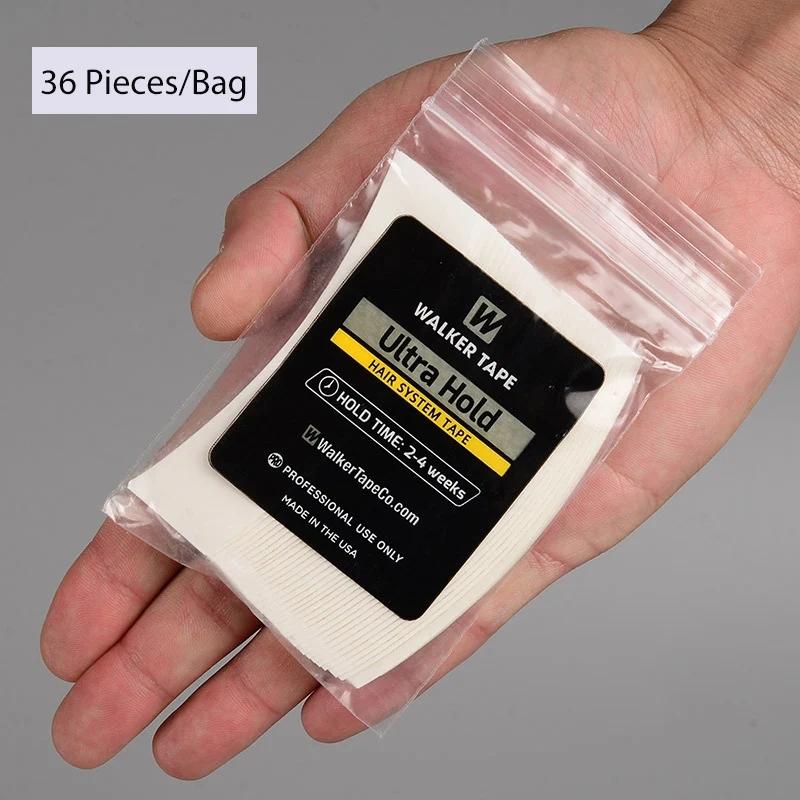 

Walker Ultra Hold Curved Hair System Tape 36pcs Super Adhesive Strips Tape For Extension/Toupee/ Lace Wig/Closure
