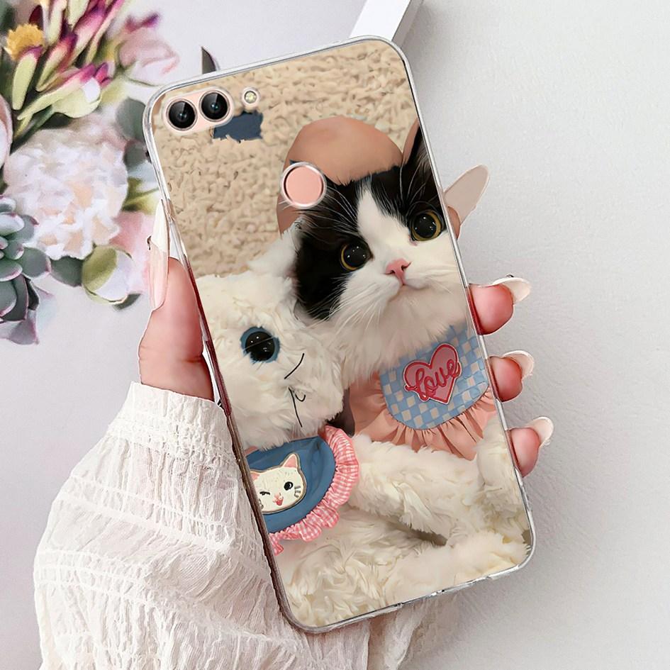 For Huawei P Smart 2018 Case Popular Butterfly Soft Silicone TPU Phone Back Cover For Huawei PSmart FIG-LX1 FIG-LX2 FIG-LX3 Case