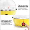 Compact Multi-Functional Egg Steamer with Auto Shut-Off for Single Eggs and Custard