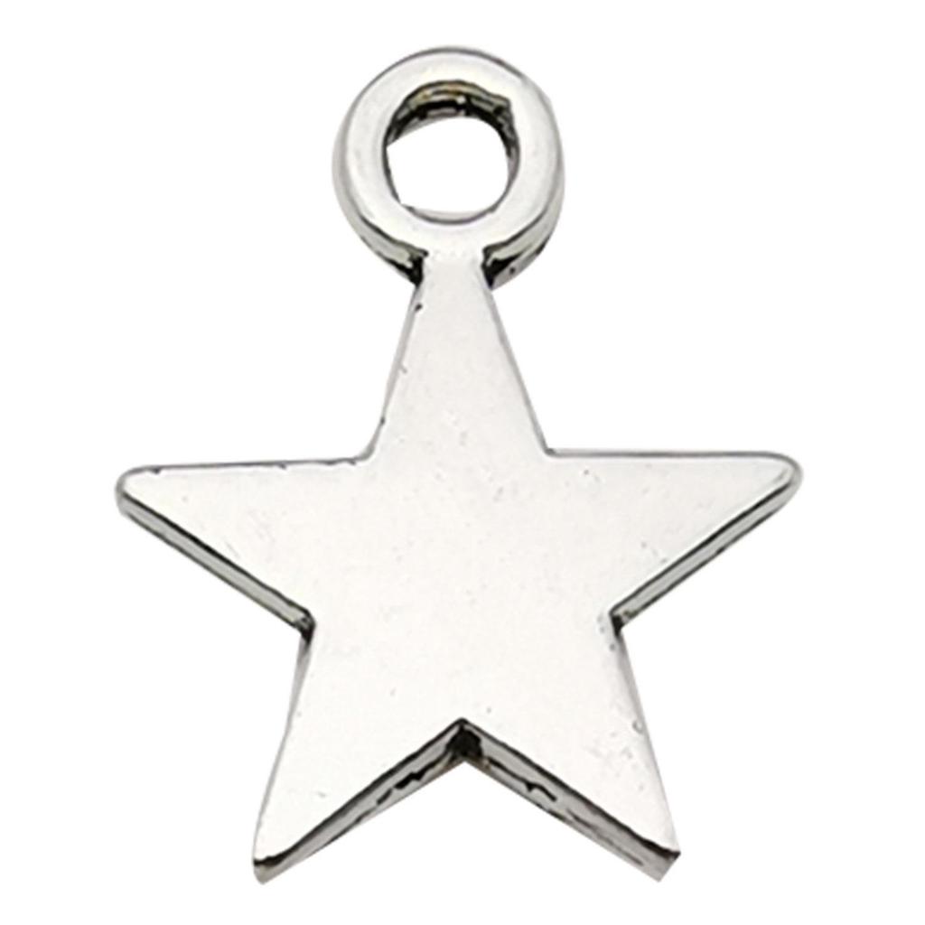 Retro Alloy Star Moon DIY Necklace & Earring Charms