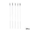 1/5Pcs Goose Feather Stick Ear Picking Elastic Earwax Cleaner Stick Massage Chicken Peacock Feather Silver Needle Ear Dig Tool