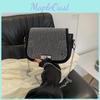 Stylish Rhinestone Embellished Small Crossbody Bag For Women Simple Urban Design