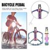 WEST BIKING Aluminum Alloy Footboard Hollow Anti-skid Bearing Mountain Bike MTB Foot Pedals Smooth Bearing Bike Part Accessories