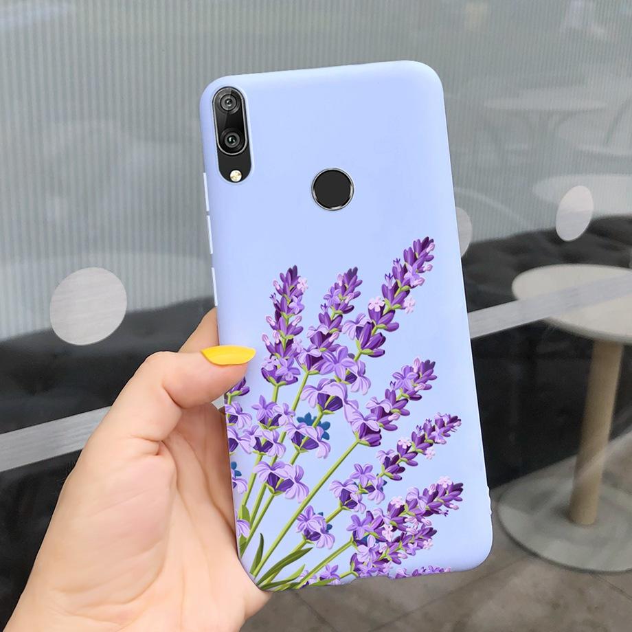 For Huawei Y7 2019 Case Soft TPU Phone Case Y 7 2019 Cover for Huawei Y7 Prime 2019 Silicone Coque Funda Matte Skily Back Shell