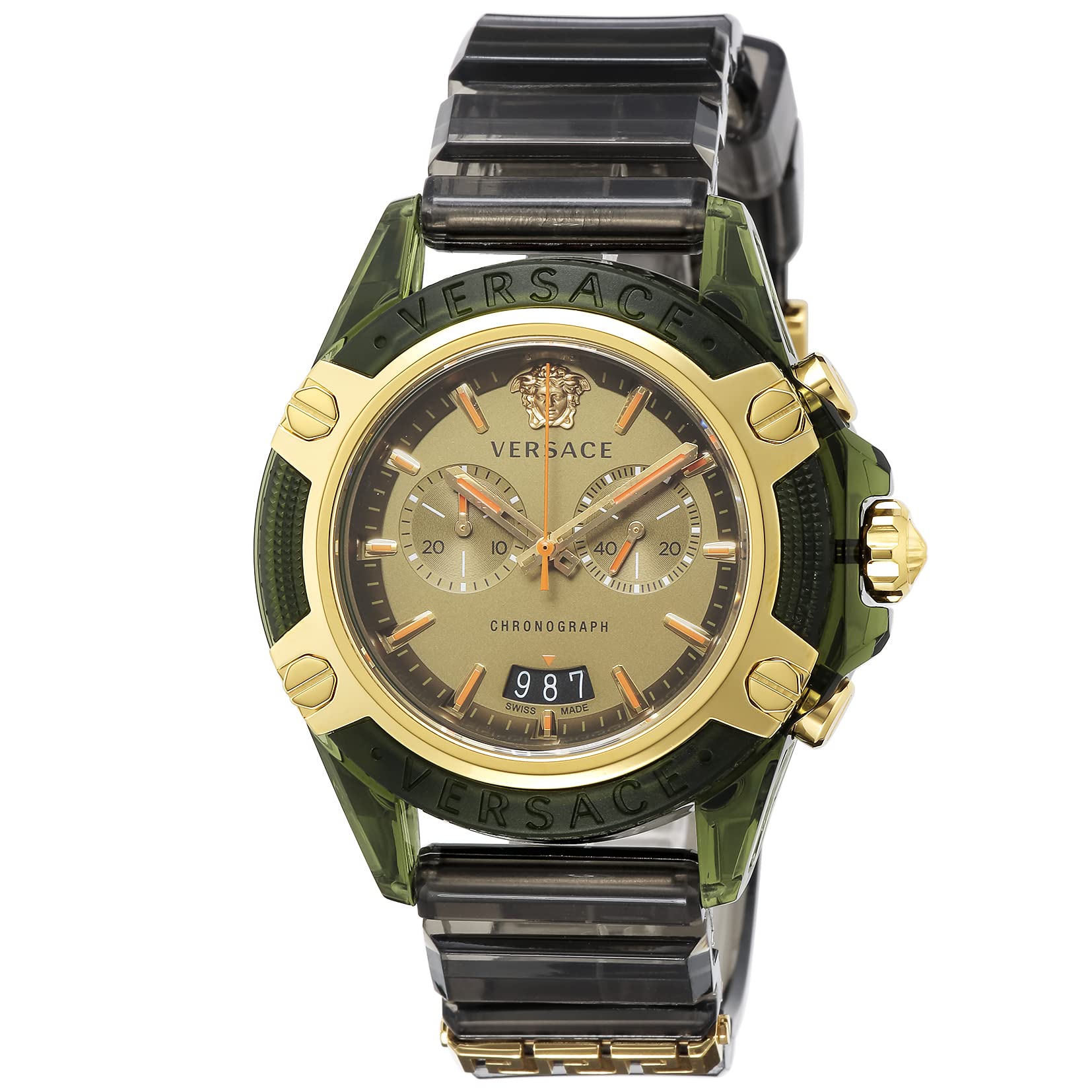 

Чоловічий годинник Versace ICON ACTIVE VEZ700321, Чорний [Вживаний]