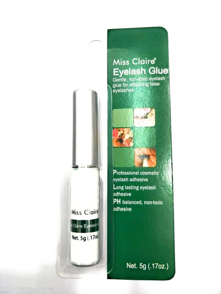 Miss Claire Gentle Non Toxic Eye Lash Adhesive For Attaching False Eyelashes (5G / .17Oz.) (Black)