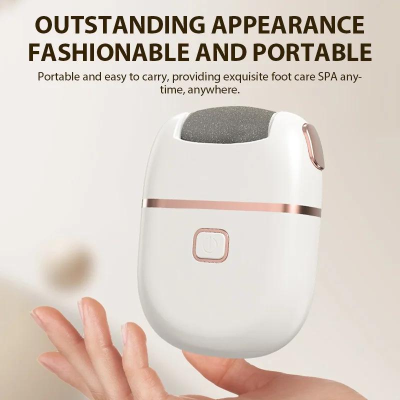 Rechargeable Electric Foot Grinder Dead Skin Remover Calluses Feet Scrubber Electric Foot File Dry Dead Cracked Foot Care Repair