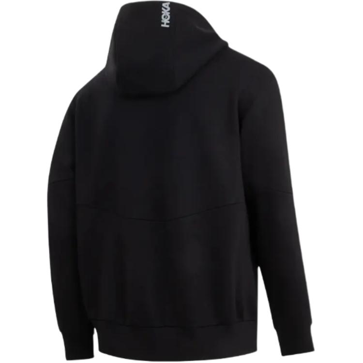 Hoka One One FW25 Knit Jacket Comfortable Casual Versatile Zipper Hooded Jacket Men Jackets 1176930-BLK