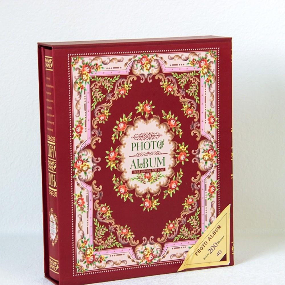 Laminated Photo Album 6 Inch 200 Pockets Photo Storage New Slip-in Picture Albums Home Storage