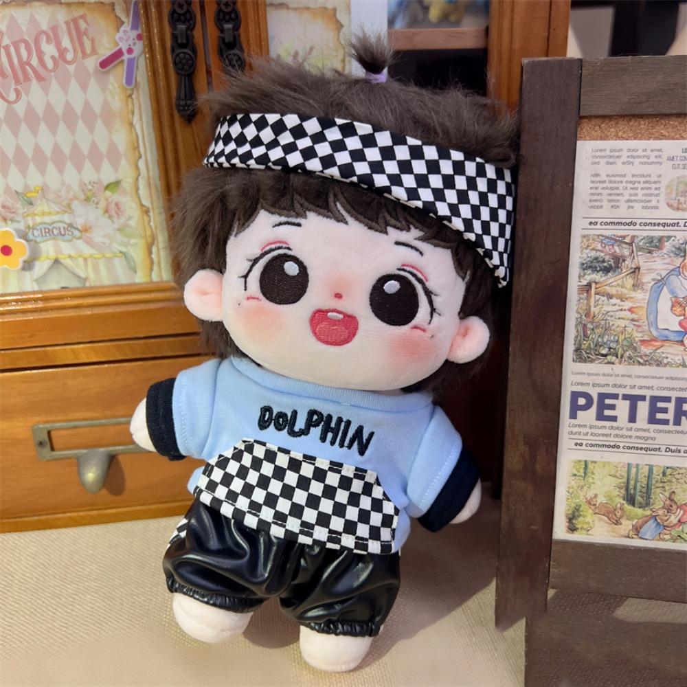 Freizeitanzug Stoffpuppenanzug Hose Plüschtiere Kleidung 20CM Baumwollpuppenkleidung Puppenzubehör