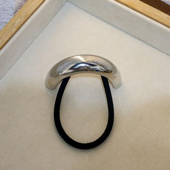 Decorazione in Metallo Anello per Capelli Regolabile Elastico Coda di Cavallo Polsino per Capelli Bracciale Lega Parte Posteriore Testa Elastico per Capelli Accessorio per Capelli