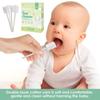 Evnbhgyu 30-Piece Newborn Tongue Cleaner, Upgraded Disposable Oral Cleaner with Paper Handle, Soft Gauze Toothbrush for Newborns, Suitable for Babies