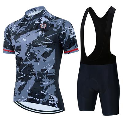 Vêtements de Cyclisme Homme 2025 Manches Courtes Ropa Ciclismo Hombre Été Respirant Ensemble de Cyclisme Combinaison de Triathlon Uniforme de Vélo Gel 19D