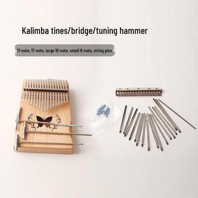 Kalimba Keys & DIY Accessories: 8, 17, 21-Note Options