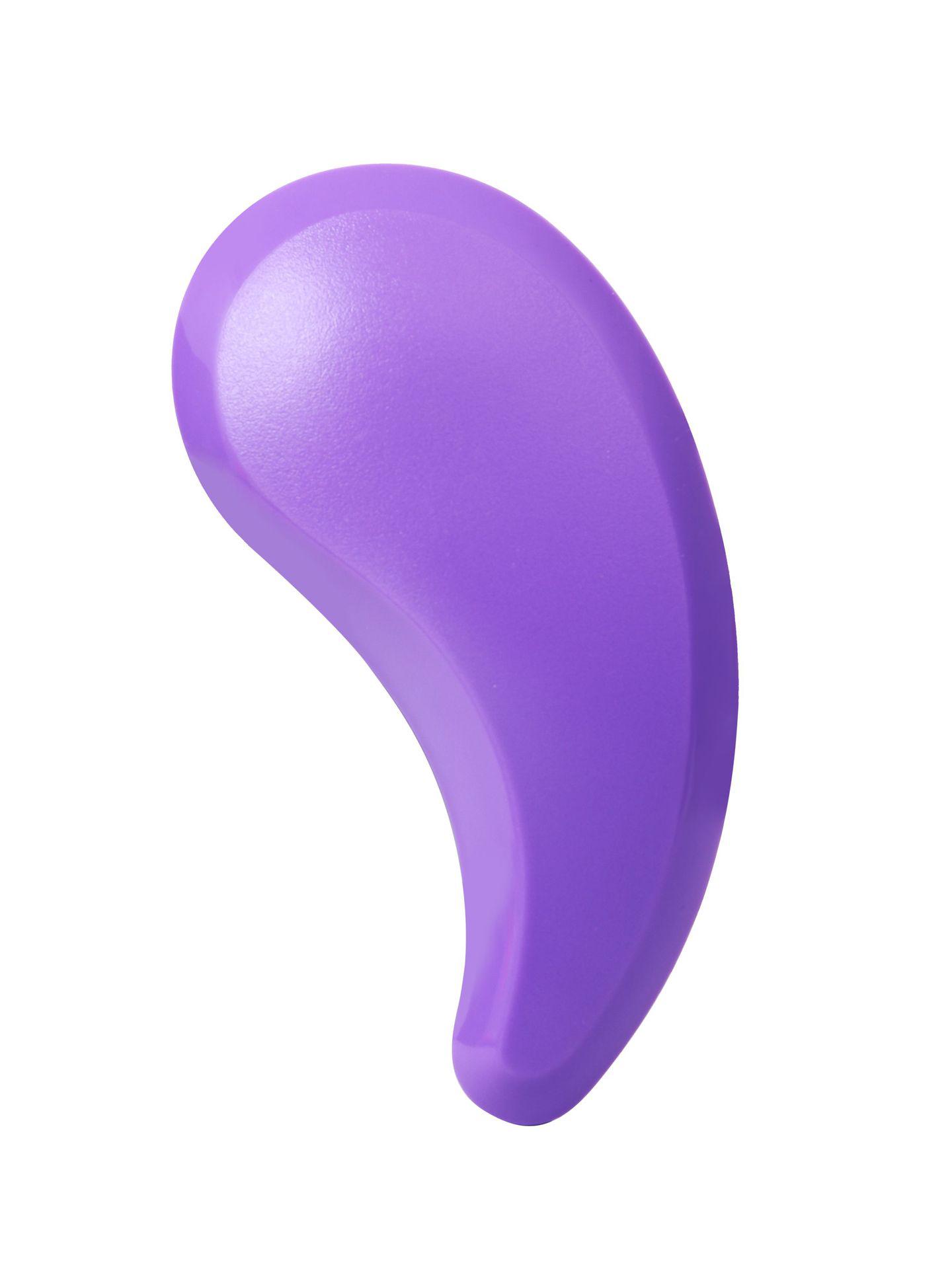 

Дитячий гребінець для волосся цукеркового кольору, масажний, проти ковтунів 14*6.5*3.5 cm світло-фіолетового кольору