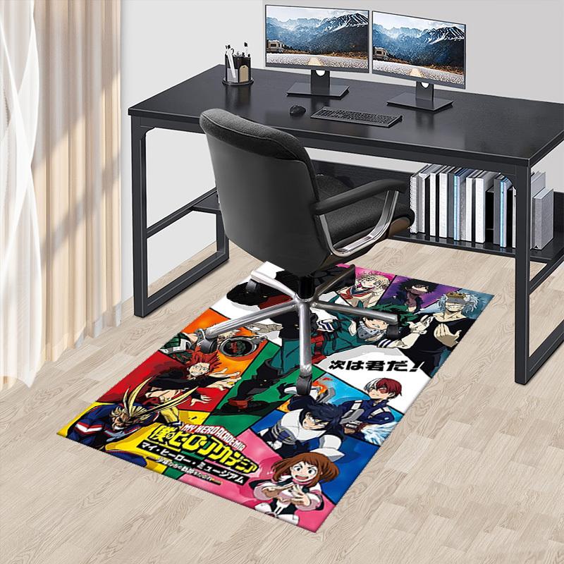 

1pc My Hero Academia Chair Mat, Non-Slip Carpet for Office Chairs, Suitable for Home Decor, Living Room, Bedroom, Game Room, Birthday Gift, All Season 60cm by 90cm