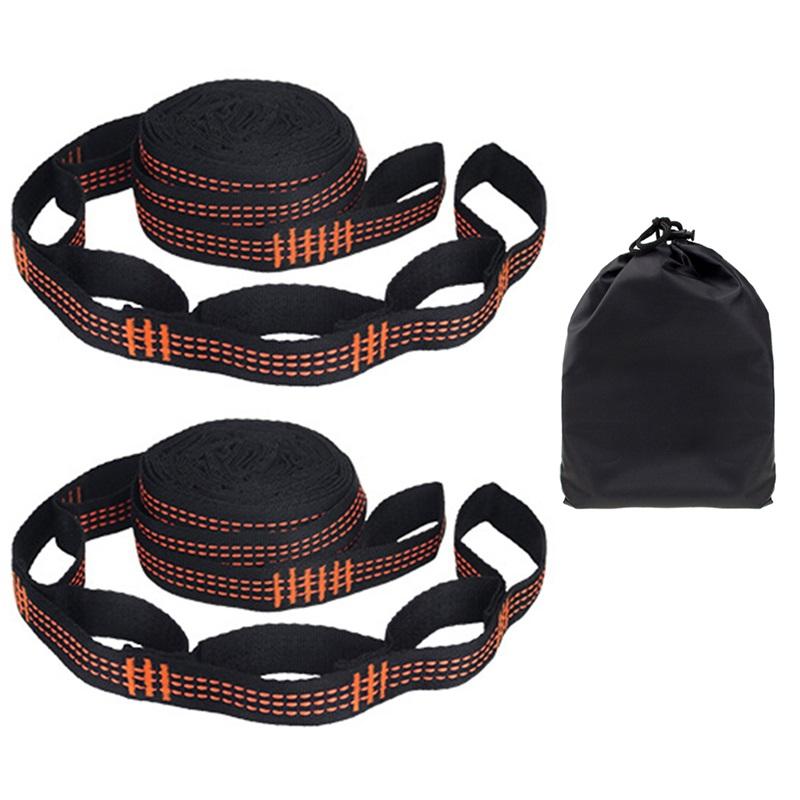 2Pcs Hammock Straps Special Reinforced Polyester Straps 5 Ring High Load-Bearing Barbed Outdoor Durable Wear Resistant Straps