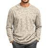Men's Corduroy Long Sleeve Neck Top for Everyday Casual Wear