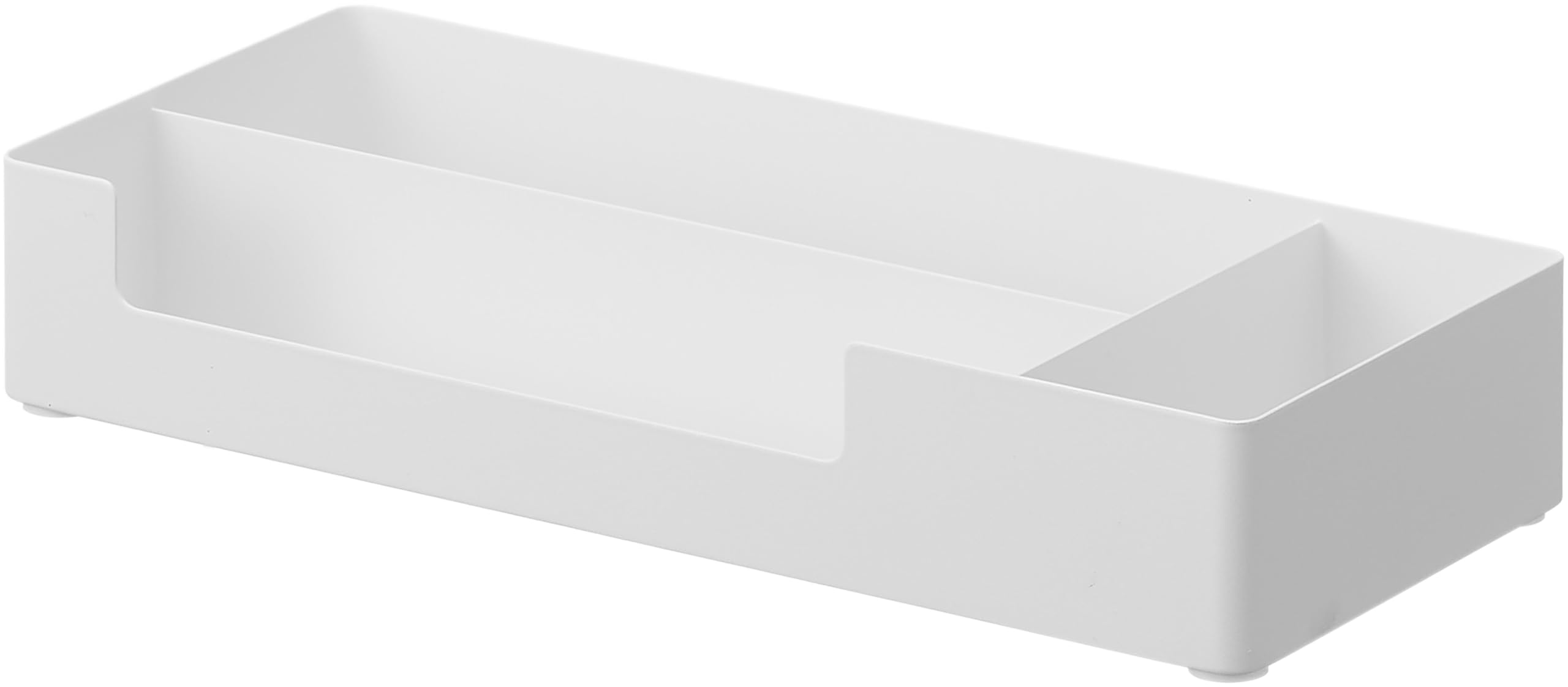 

Yamazaki Tower Amenity with W x 12cm D x Model 10338 Box/Case Dividers, White, 28.5cm 5.2cm H, белый