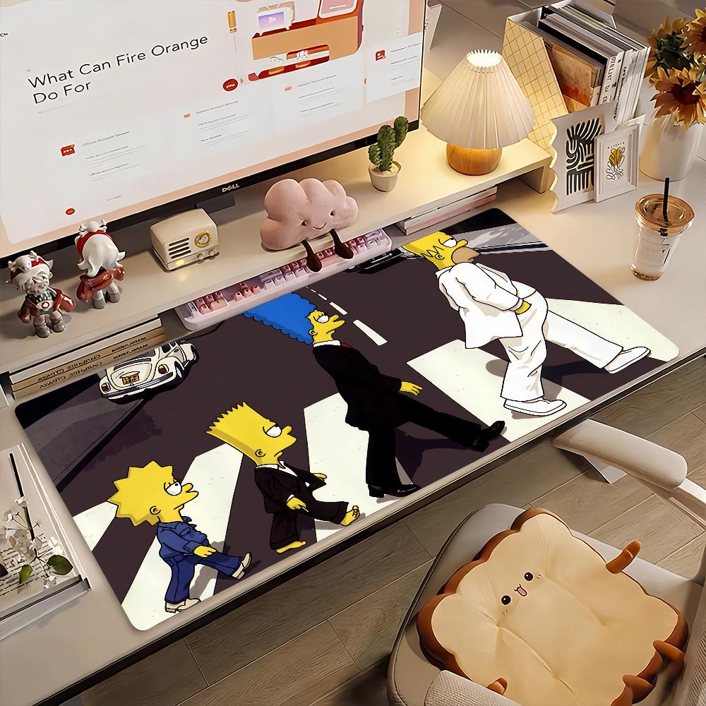 Cartoon The S-Simpsons-S Mouse Pad Computer Laptop Rubber Non-slip Mouse Mat Mousepad Gamers Decoracion Desk Mat