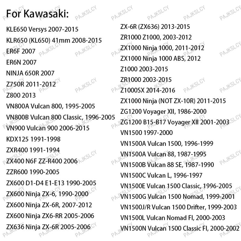 41x54x11 41 54 11 Front Fork Oil Seal & Dust Cover For Kawasaki KLE650 Versys KL650 KLR650 ER6F ER6N NINJA 650R Z750R Z800 07-15