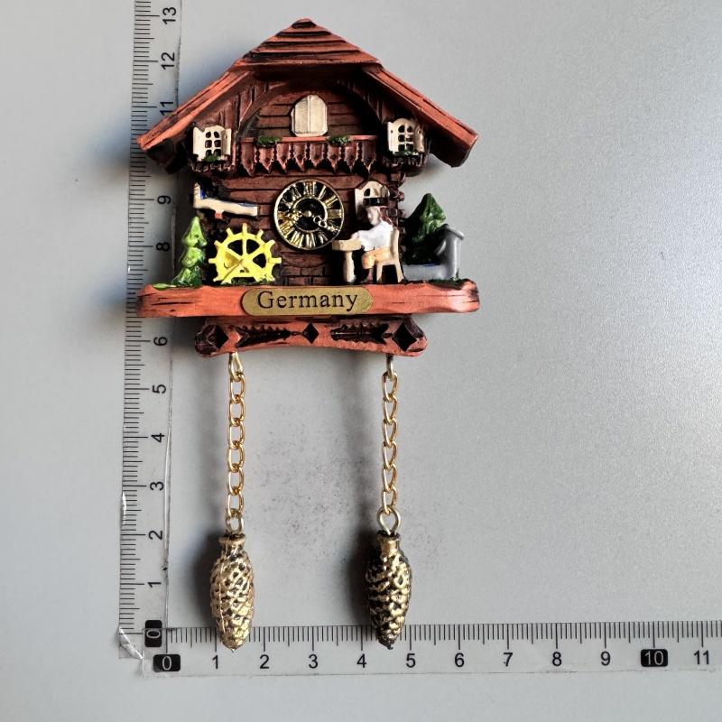 Germany Fridge Magnets Cuckoo Clock Mug Berlin Munich Dresden Frankfurt Freiburg Neuschwanstein Refrigerator Magnets Sticker